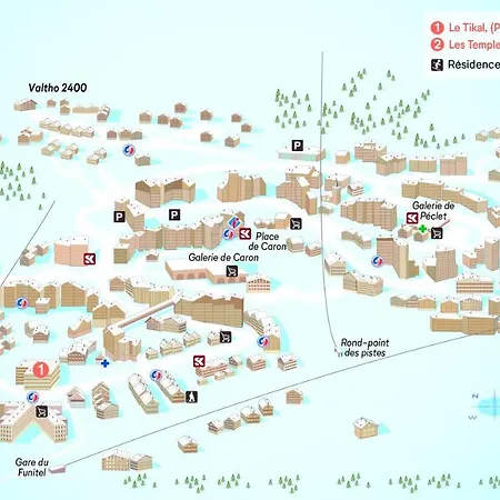 Pierre & Les Temples Du Soleil Hotel apartamentowy